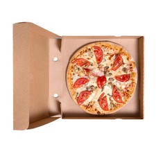 12" x 12" x 1.75" Kraft Corrugated Cardboard Pizza Boxes Pack of 12 
