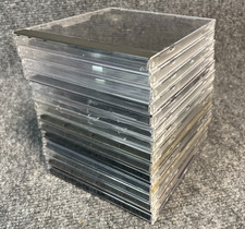 Empty CD Jewel Cases Lot of 14 Standard Size Storage Replacement Rehousing