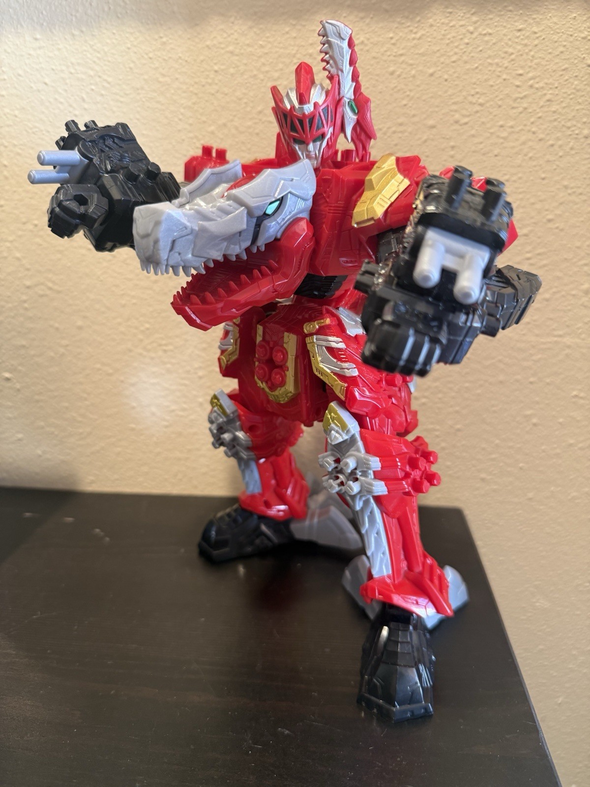 Power Rangers Dino Fury Zord Link T-Rex Champion Megazord Red INCOMPLETE