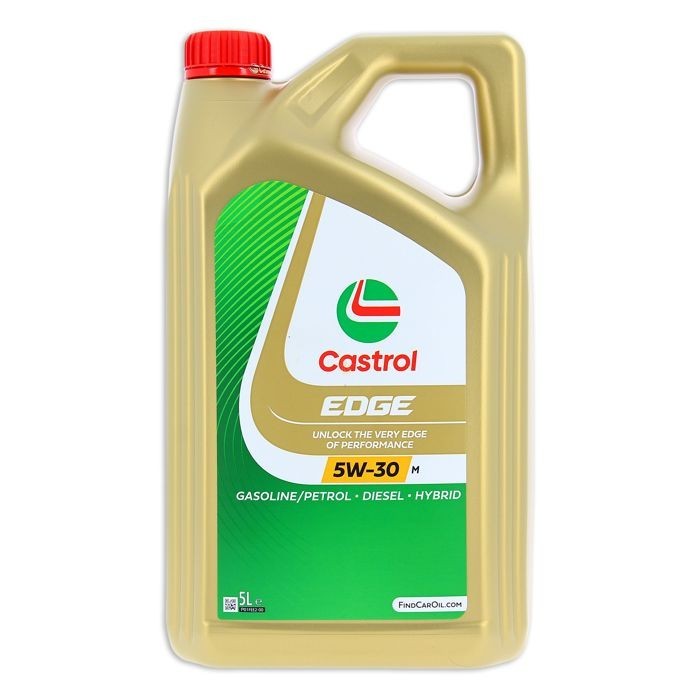 Huile moteur 5W30 Castrol Edge M 5L idéale pour les longs trajets et la conduite urbaine