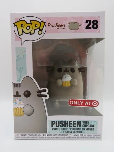 PUSHEEN The Cat with Cupcake Funko Pop! 2019 Target Exclusive 28 Vaulted NIB