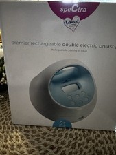 Spectra S1 Plus Double Electric Breast Pump Rechargeable Blue White