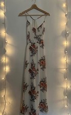 SALE ! ! Ardene White Floral Dress Size Small - Long dress