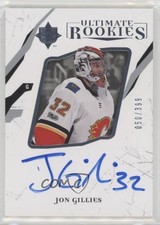 2017-18 Ultimate Collection Rookies 50/399 Jon Gillies #69 Auto 5gf