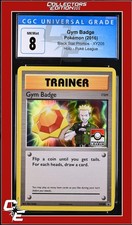 XY Black Star Promo Gym Badge XY205 Pokemon League CGC 8 on eBay