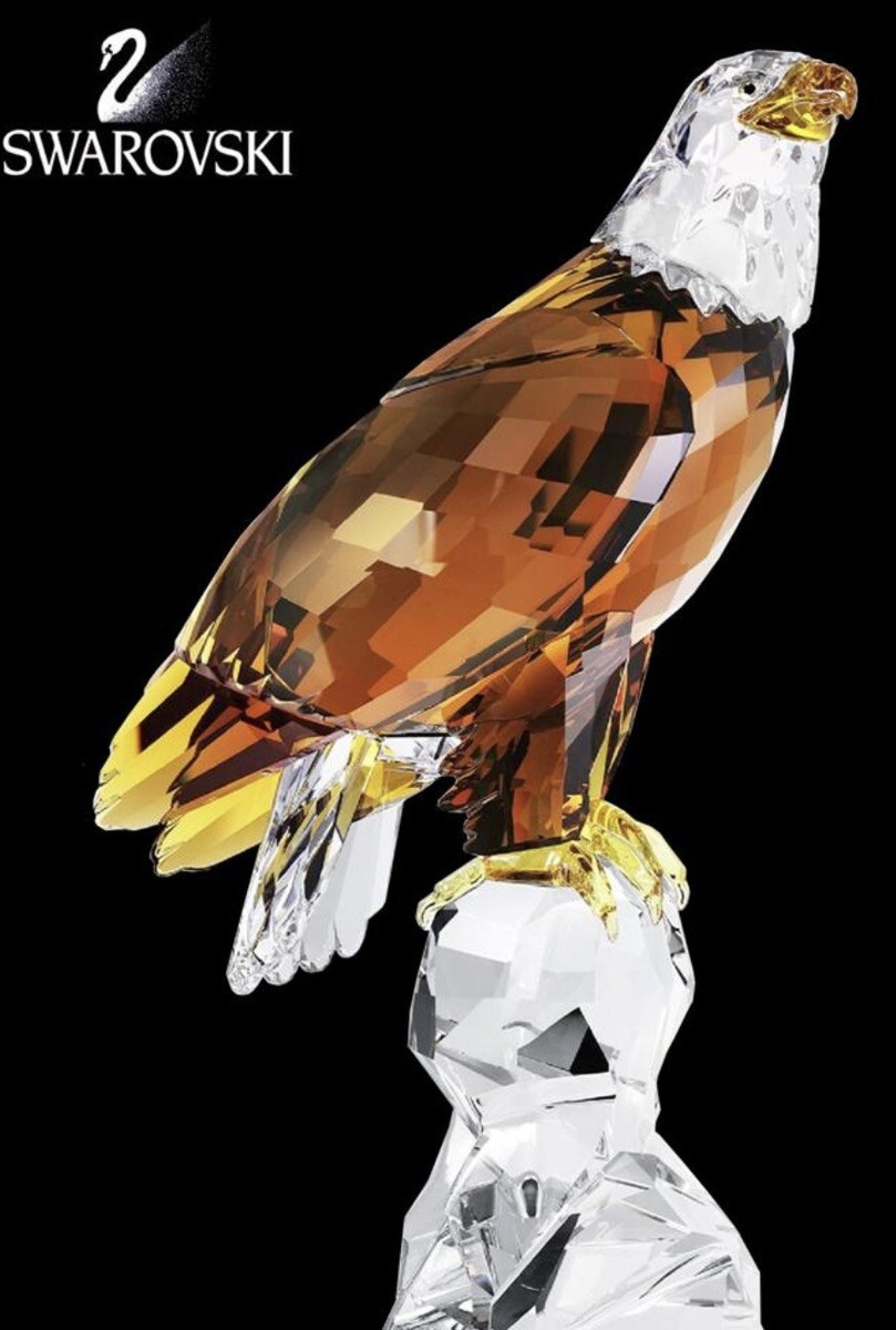 スワロフスキー クリスタル 置物 「BALD EAGLE」 Swarovski Bald Eagle 2011 Crystal Figurine, Numbered, Limited