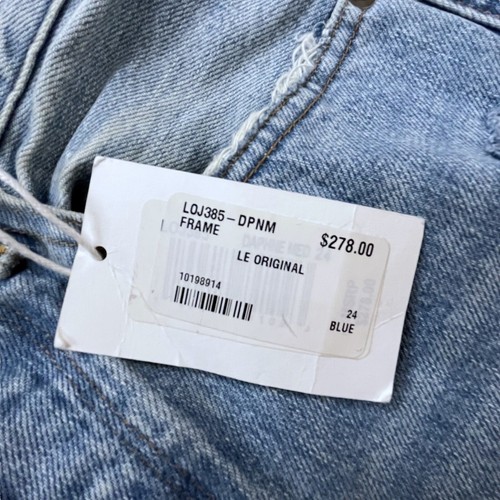 Frame Denim Le Original Jeans Women's Size 24 Blue Light Wash $278 Retail NEW - Picture 7 of 13