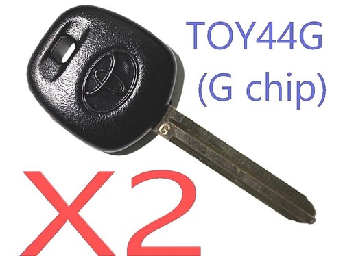 X2 Toyota Scion TOY44G 2010-2016 G-Chip Transponder Key Top Quality USA Seller - Bild 1 von 5