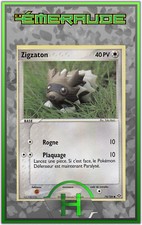 Zigzaton - EX:Émeraude - 74/106 - Carte Pokemon Française