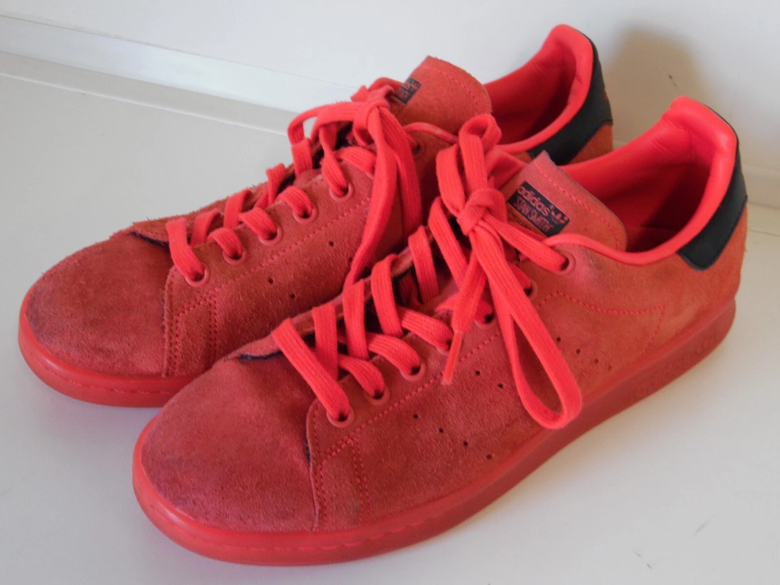 Scarpe Adidas Stan Smith Triple Red S80032 Uomo Taglia 8