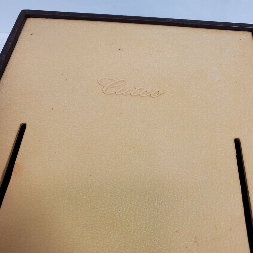 Vintage Mid Century Gold Cutco 5 Piece Knife Holder Wall Drawer Rack