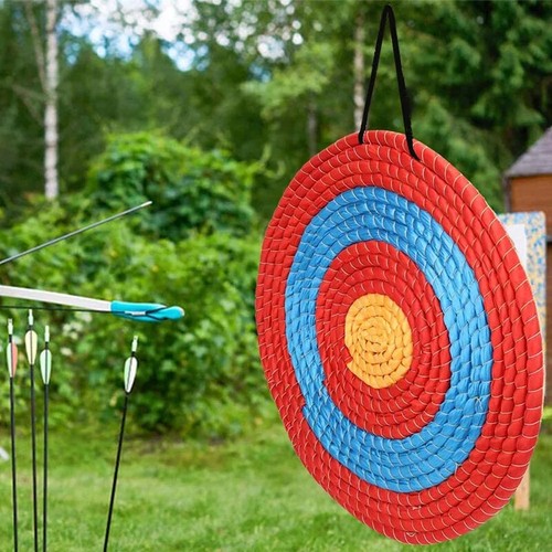 40cm Grass Target In Bright Colous Straw Products Outdoor Recurve Bow Archery - Picture 4 of 24