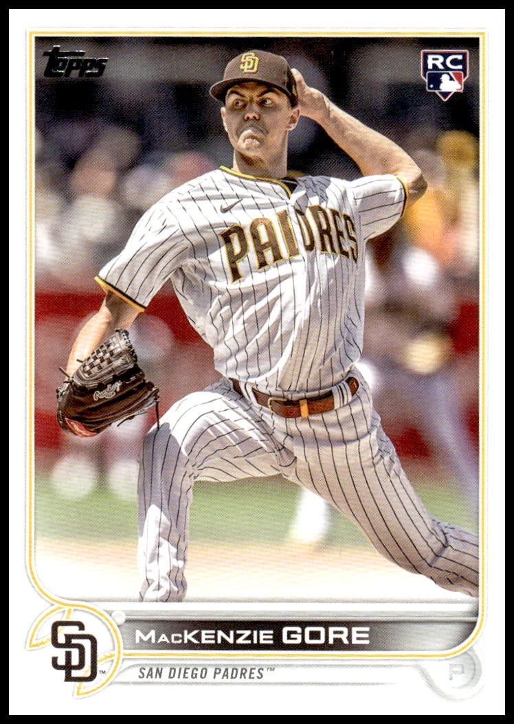 2022 Topps Update MacKenzie Gore Rookie #US81 San Diego Padres Baseball Card