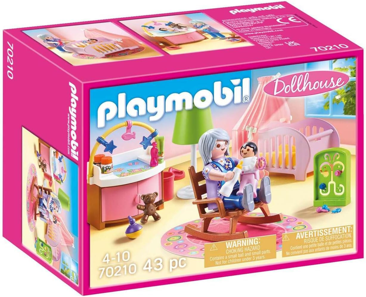 Originale PLAYMOBIL Dollhouse 70210 - Ambiente Dello Bambino