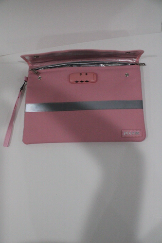 Fireproof Document Bag Waterproof Money Bag with Zipper and Lock for Cash - Picture 7 of 7