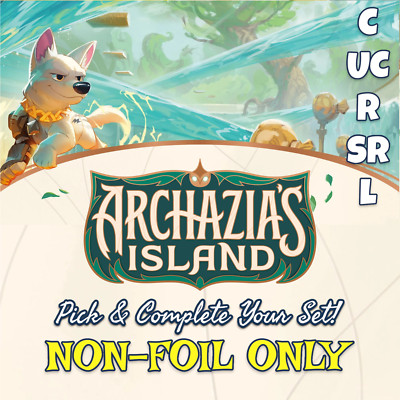 Disney Lorcana Archazia's Island C/UC/R/SR/L Non-Foil Only - Complete Your Set!