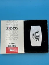 Vintage Dupont Hydan Chrome Zippo Pocket Knife & File NEW