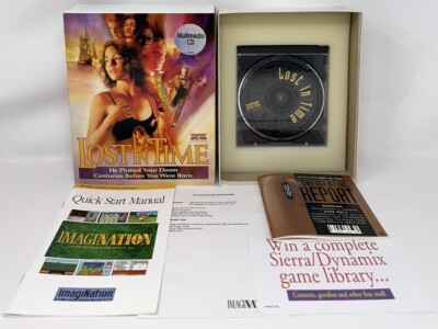 Lost in Time PC (CD-ROM, Coktel Vision) Classic Adventure Game