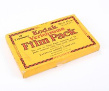KODAK 3-1/4 X 4-1/4 VERICHROME FILM PACK EMPTY BOX ONLY NO FILM/PACK/cks/197084