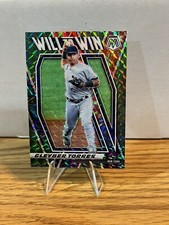 2021 Panini Mosaic Baseball Gleyber Torres Will To Win Green Mosaic Prizm Yankee