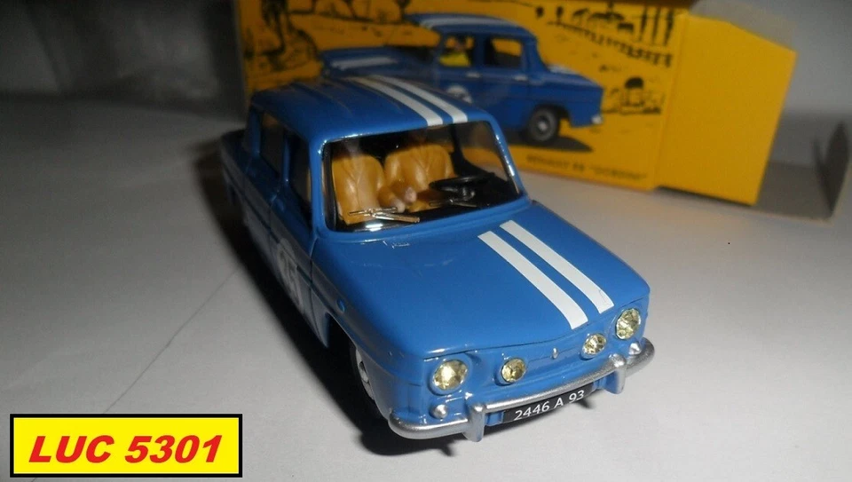 DINKY 1414 PAR DAN TOYS RENAULT 8 GORDINI BLEUE #DAN-041 PREMIERE VERSION 2010 - Photo 2/4