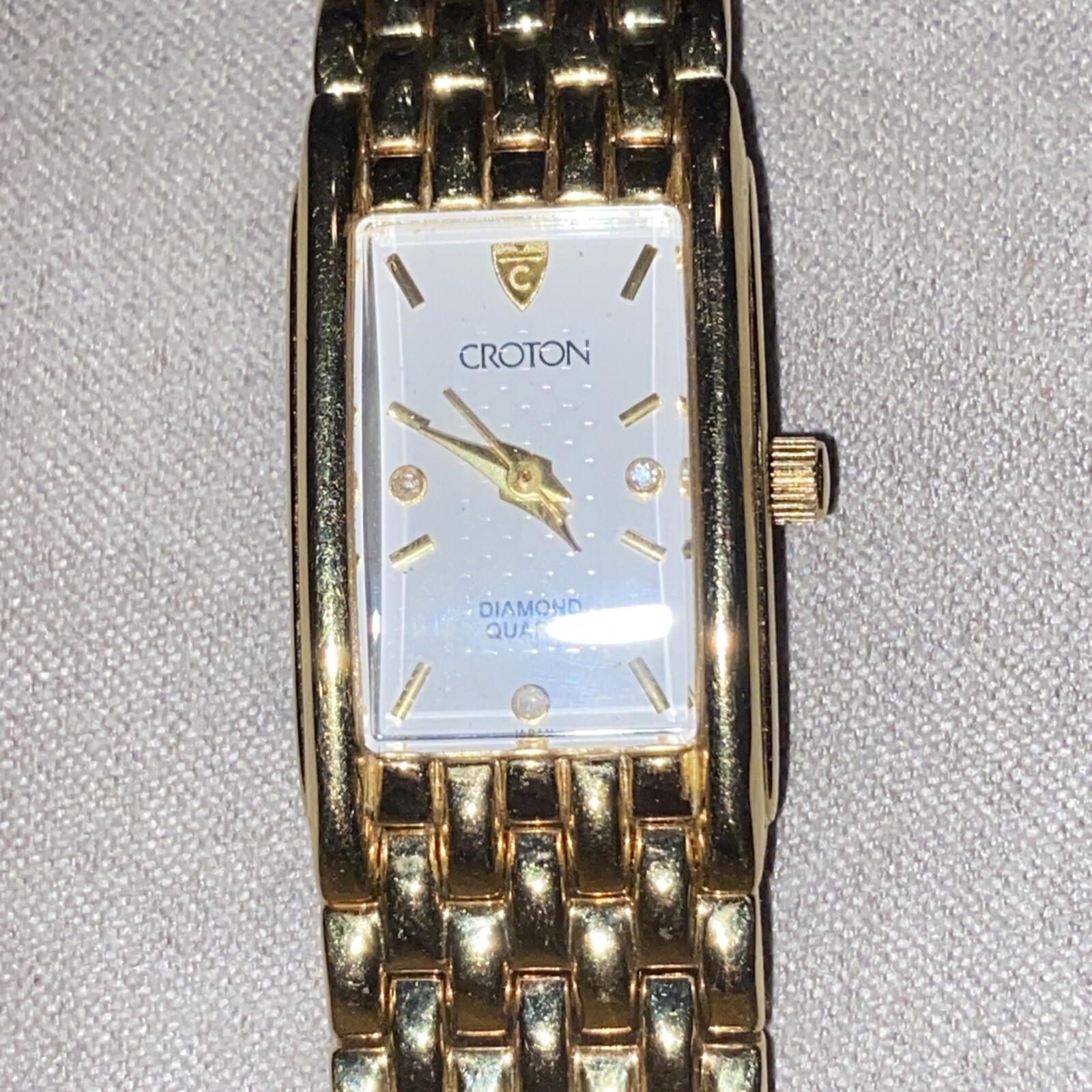 CROTON Diamond Quartz Ladies Watch!!!! eBay