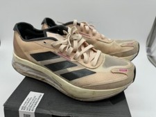 ADIDAS WOMEN'S ADIZERO BOSTON 11 RUNNING SHOES QUARTZ CARBON CRYSTAL SIZE 8.5