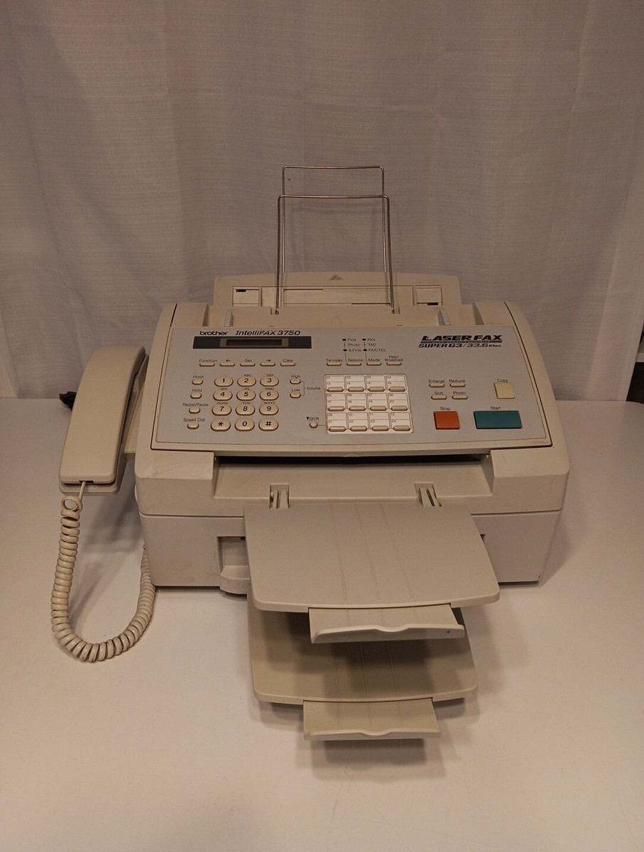 Brother Intellifax INTELLIFAX 3750 LASER FAX MACHINE SUPER G3
