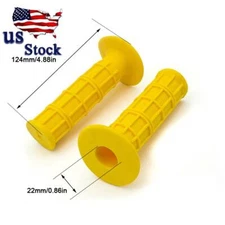 CNC Rubber 22mm Hand Grips Handle Bar Throttle Grips Pocket Mini Pivot Dirt US