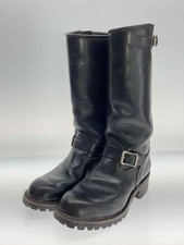 WESCO Boots Engineer Boots Leather Black Size US 10