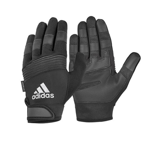 ADIDAS Da Uomo Completo Dito delle prestazioni per il sollevamento pesi  guanti Training Palestra Allenamento | eBay