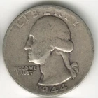 USA - 1944S - Washington ¼ $ - Silver Eagle - Low Mintage - #16375RG