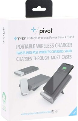 Tylt Wireless Charger Tylt Tray Pivot TYLT Pivot Portable Wireless