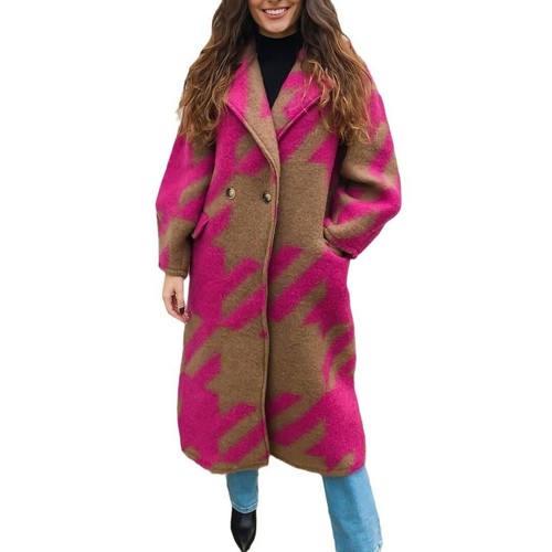 American Occident Womens Lapel Collar Mid Long Trench Coat Overcoat Loose Spring - Bild 17 von 29