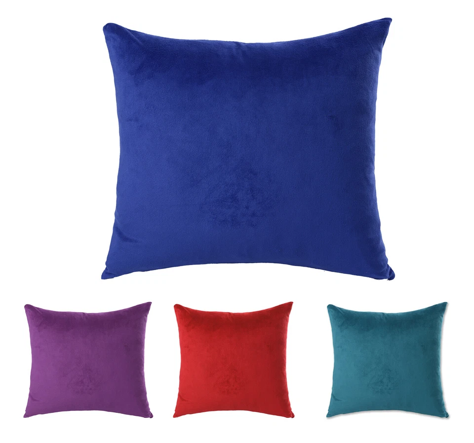 Funda de Cojín Mica Almohadas Decorativas Uni Terciopelo Decoración 40x40 / - Imagen 1 de 1