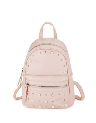Design Lab Lord & Taylor Faux Pearl Classic Backpack -Blush  display picture 1