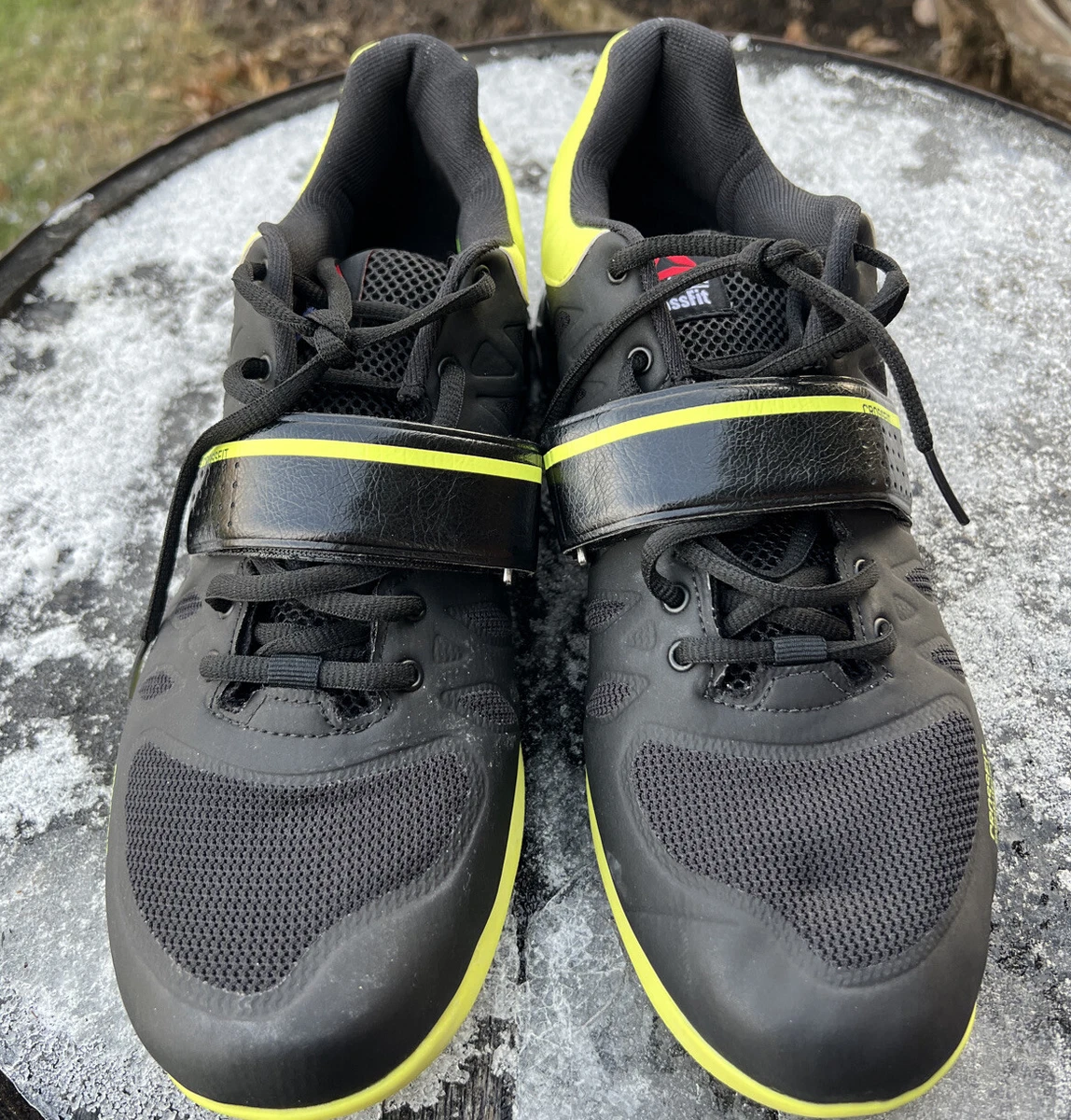 Presenter Emuler Fjerde Reebok CF74 CrossFit Weight Lifting Shoes Black Yellow M40703 Sz 11 Men's  New | eBay