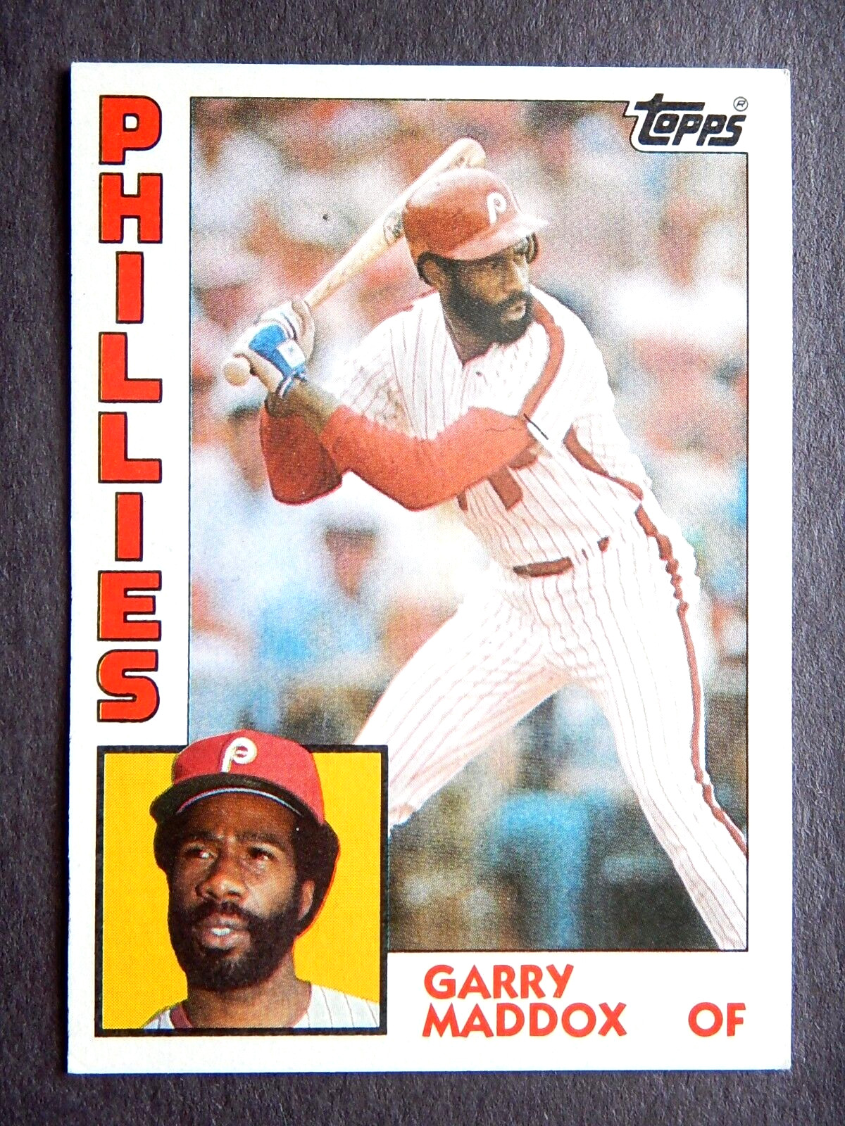 Garry Maddox #755 Topps 1984 Baseball Card (Philadelphia Phillies) 