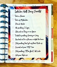 Isolation Well-Being Checklist 2 Sided Dashbo...