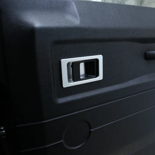 Accesorios Manija de puerta interior Tazón Cubierta Borde Para Land Rover Defender 90 2004-18 - Imagen 2 de 3