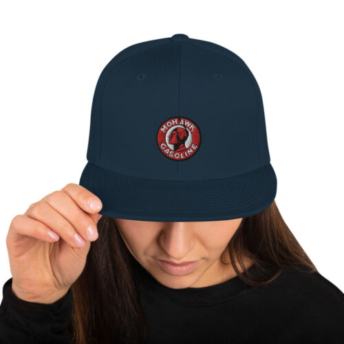 1930s /40s /50s Mohawk Gasoline Logo Retro Embroidered Snapback Baseball  Hat Cap