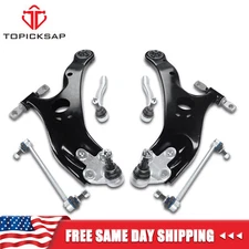 For 2011 2012- 2019 2020 Toyota Sienna Front Lower Control Arms Sway Bar Tie Rod