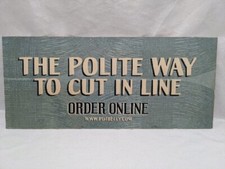 Potbelly Sandwich Works Order Online Promotion Countertop Sign