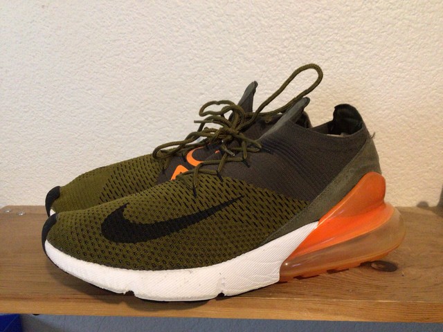 Nike Air Max 270 Flyknit Olive Flak 