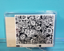 Stampin Up FLORAL Flowers Floral Rubber Stamp Huge