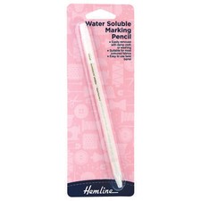 Hemline White 3mm Water-Soluble Pencil
