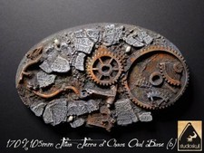 170X105mm CHAOS TERRA OF TITANS (B) OVAL RESIN BASE TERRAIN SCENERY  