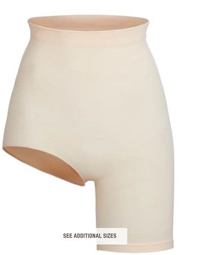 4XL/5XL SKIMS Seamless Sculpt Solution Short Right Leg Exposed Shapewear Sand - Picture 2 of 10
