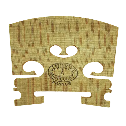 aubert a mirecourt french violin 3/4 size bridge - hard maple - unfitted image 1