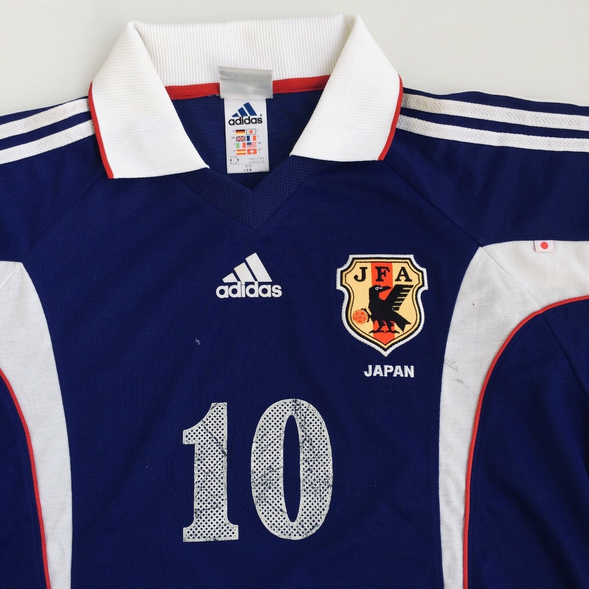 Vintage Original Adidas Japan Home 1999-00 Shirt #10 NANAMI
